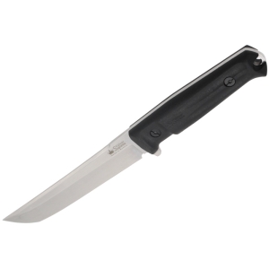 Kizlyar Supreme - нож Senpai Stone wash, black kraton handle, polyamide sheath - 1