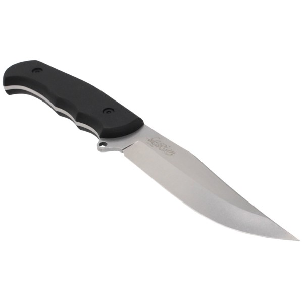 Kizlyar Supreme - нож туристический Caspian D2 Stone Wash, Horn Beam Handle, Leather Sheath - 2