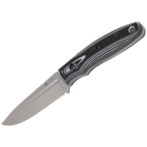 Kizlyar Supreme - нож Cityhunter Stone wash, G10 black-white  handle, polyamide sheath - 2