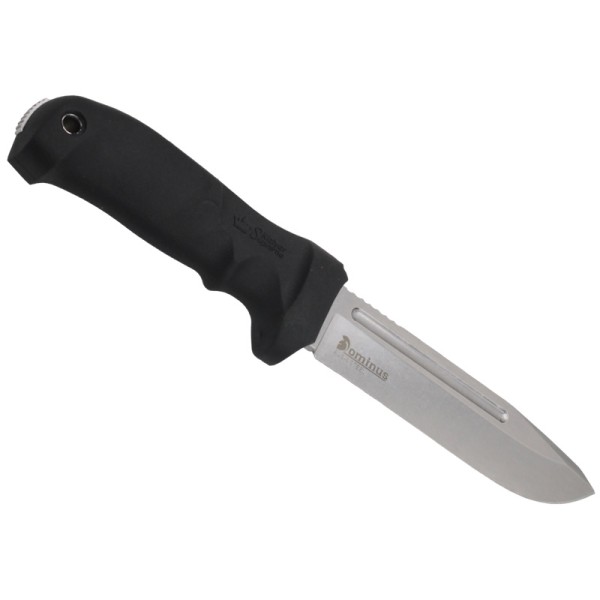 Kizlyar Supreme - нож туристический Dominus AUS-8 Stone Wash Black Kraton Handle, Camo Molle Sheath - 2